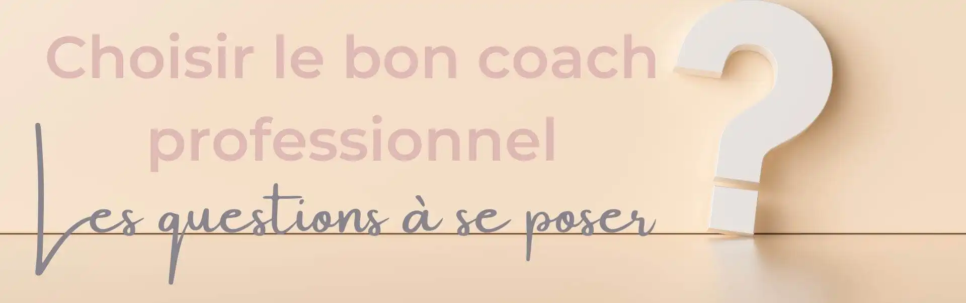 Choisir son coach